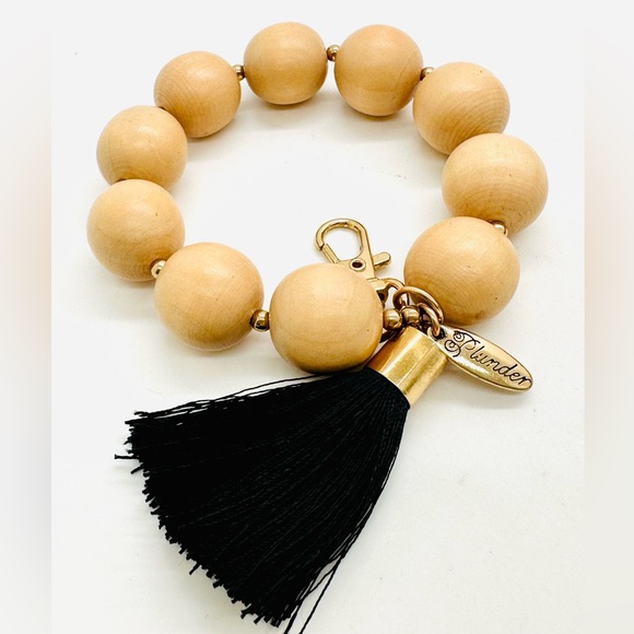 Adorable Chunky Bead Bracelet Keychain - Picture 7 of 9